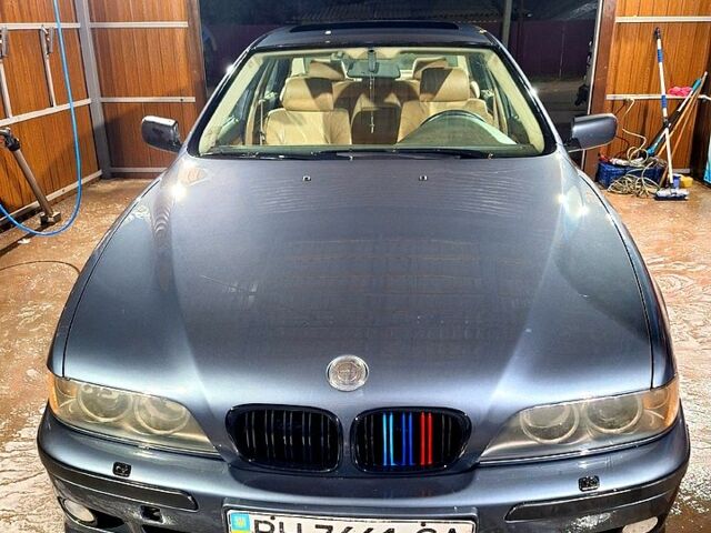 Синій БМВ 5 Серія, об'ємом двигуна 2.9 л та пробігом 345 тис. км за 6300 $, фото 1 на Automoto.ua