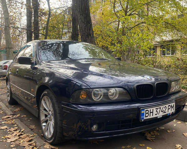 Синій БМВ 5 Серія, об'ємом двигуна 2.5 л та пробігом 313 тис. км за 4990 $, фото 1 на Automoto.ua