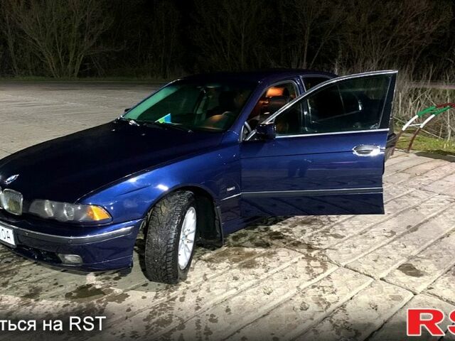 Синий БМВ 5 Серия, объемом двигателя 2.5 л и пробегом 350 тыс. км за 4000 $, фото 1 на Automoto.ua