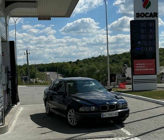 Синий БМВ 5 Серия, объемом двигателя 2.9 л и пробегом 400 тыс. км за 4500 $, фото 1 на Automoto.ua
