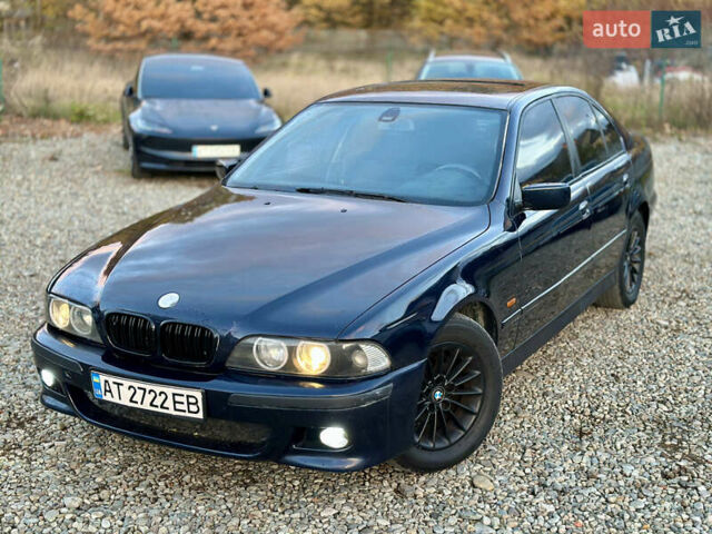 Синий БМВ 5 Серия, объемом двигателя 2 л и пробегом 300 тыс. км за 3300 $, фото 1 на Automoto.ua