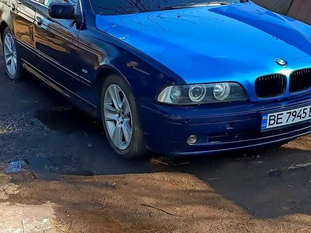 Синий БМВ 5 Серия, объемом двигателя 2.2 л и пробегом 311 тыс. км за 2900 $, фото 1 на Automoto.ua