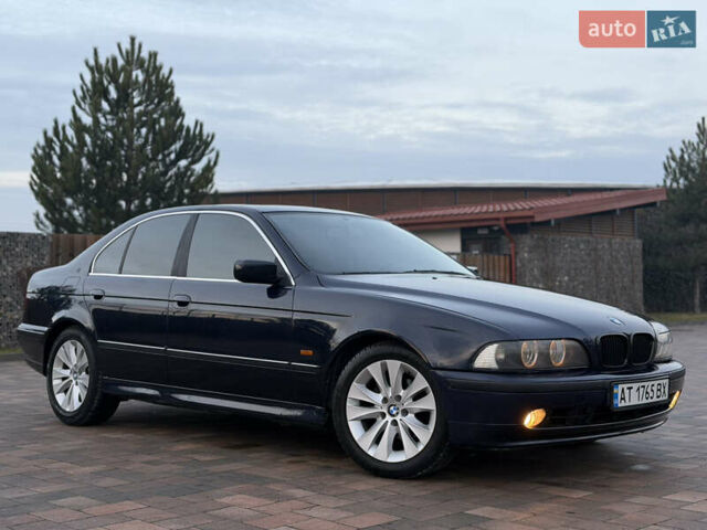 Синий БМВ 5 Серия, объемом двигателя 2.5 л и пробегом 381 тыс. км за 5700 $, фото 1 на Automoto.ua
