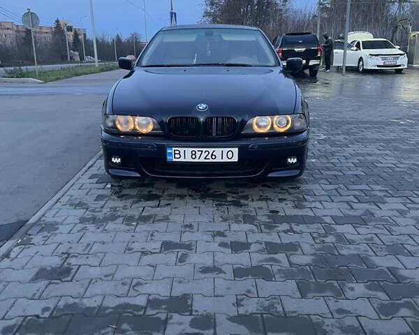 Синий БМВ 5 Серия, объемом двигателя 2.5 л и пробегом 475 тыс. км за 4000 $, фото 1 на Automoto.ua