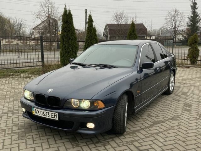 Синій БМВ 5 Серія, об'ємом двигуна 2.5 л та пробігом 376 тис. км за 4200 $, фото 1 на Automoto.ua