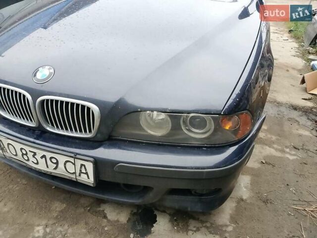 Синий БМВ 5 Серия, объемом двигателя 2 л и пробегом 380 тыс. км за 3500 $, фото 1 на Automoto.ua