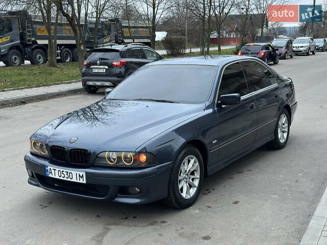 Синий БМВ 5 Серия, объемом двигателя 2.5 л и пробегом 460 тыс. км за 5900 $, фото 1 на Automoto.ua