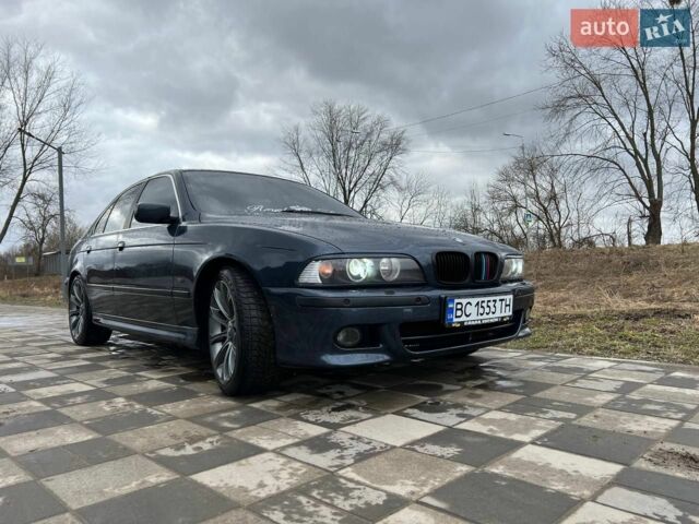 Синий БМВ 5 Серия, объемом двигателя 3 л и пробегом 365 тыс. км за 7150 $, фото 1 на Automoto.ua