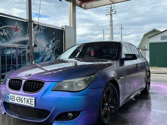 Синий БМВ 5 Серия, объемом двигателя 3 л и пробегом 430 тыс. км за 7500 $, фото 1 на Automoto.ua