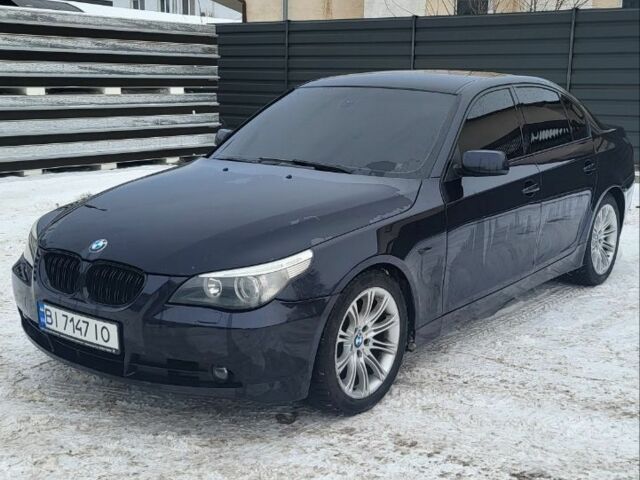Синий БМВ 5 Серия, объемом двигателя 3 л и пробегом 450 тыс. км за 8299 $, фото 1 на Automoto.ua