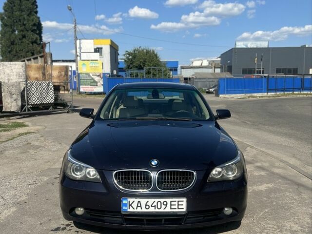Синий БМВ 5 Серия, объемом двигателя 3 л и пробегом 309 тыс. км за 7500 $, фото 1 на Automoto.ua