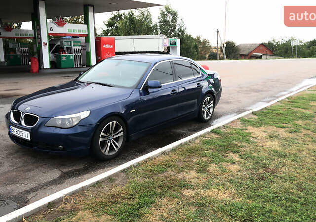 Синий БМВ 5 Серия, объемом двигателя 2.99 л и пробегом 300 тыс. км за 9000 $, фото 1 на Automoto.ua