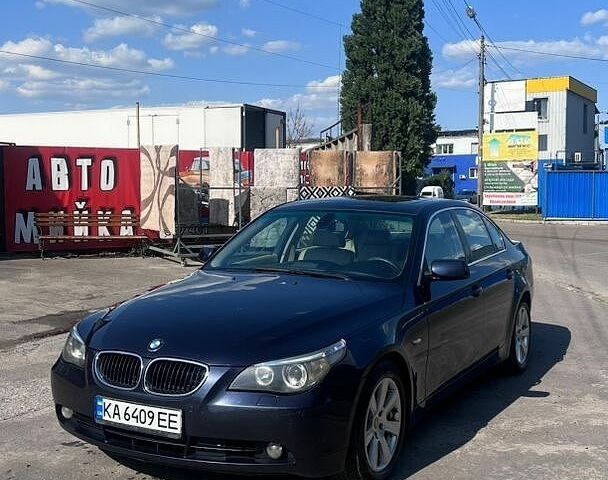 Синий БМВ 5 Серия, объемом двигателя 3 л и пробегом 309 тыс. км за 7500 $, фото 1 на Automoto.ua