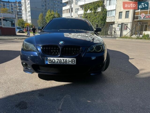 Синий БМВ 5 Серия, объемом двигателя 3 л и пробегом 353 тыс. км за 8800 $, фото 1 на Automoto.ua