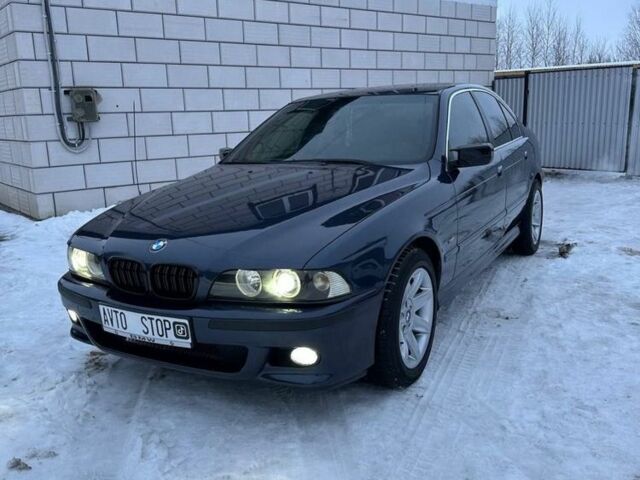 Синій БМВ 5 Серія, об'ємом двигуна 3 л та пробігом 350 тис. км за 7350 $, фото 1 на Automoto.ua