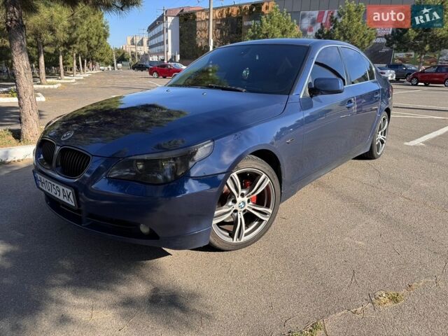 Синий БМВ 5 Серия, объемом двигателя 3 л и пробегом 398 тыс. км за 7700 $, фото 1 на Automoto.ua