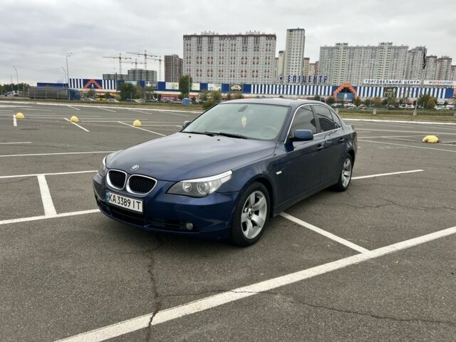 Синий БМВ 5 Серия, объемом двигателя 3 л и пробегом 274 тыс. км за 7800 $, фото 1 на Automoto.ua