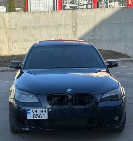 Синий БМВ 5 Серия, объемом двигателя 3 л и пробегом 470 тыс. км за 11000 $, фото 1 на Automoto.ua