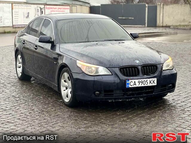 Синий БМВ 5 Серия, объемом двигателя 2.2 л и пробегом 218 тыс. км за 6950 $, фото 1 на Automoto.ua