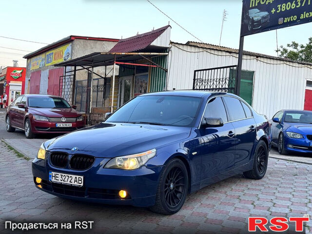 Синий БМВ 5 Серия, объемом двигателя 2.5 л и пробегом 370 тыс. км за 7800 $, фото 1 на Automoto.ua