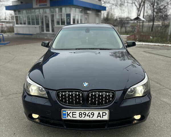 Синий БМВ 5 Серия, объемом двигателя 3 л и пробегом 192 тыс. км за 6999 $, фото 1 на Automoto.ua