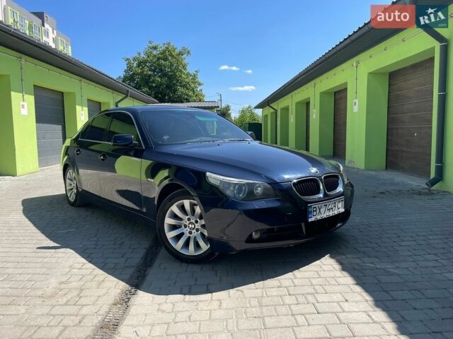 Синій БМВ 5 Серія, об'ємом двигуна 2.49 л та пробігом 247 тис. км за 7100 $, фото 1 на Automoto.ua