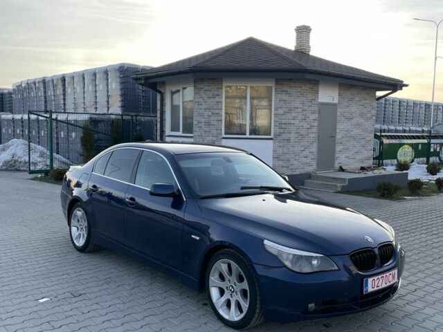Синій БМВ 5 Серія, об'ємом двигуна 3 л та пробігом 350 тис. км за 4199 $, фото 1 на Automoto.ua