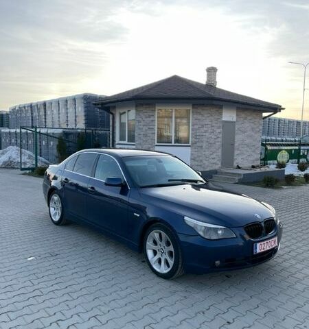 Синий БМВ 5 Серия, объемом двигателя 3 л и пробегом 350 тыс. км за 4199 $, фото 1 на Automoto.ua