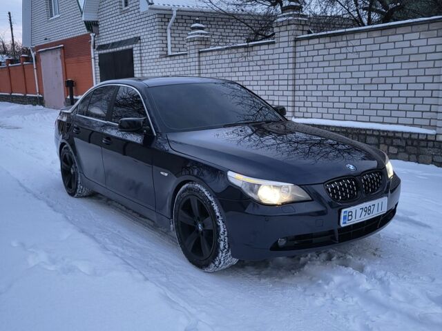 Синий БМВ 5 Серия, объемом двигателя 3 л и пробегом 192 тыс. км за 8100 $, фото 1 на Automoto.ua