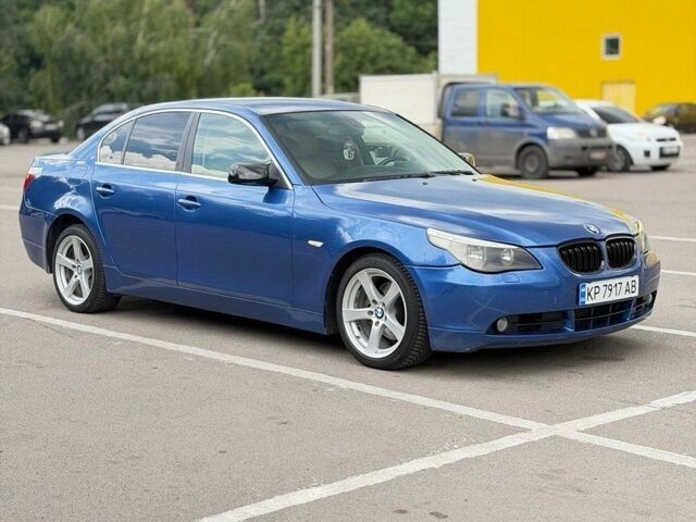 Синий БМВ 5 Серия, объемом двигателя 2 л и пробегом 349 тыс. км за 7299 $, фото 1 на Automoto.ua