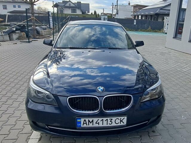 Синий БМВ 5 Серия, объемом двигателя 2 л и пробегом 296 тыс. км за 9200 $, фото 1 на Automoto.ua