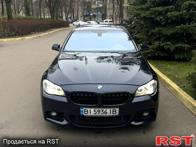 Синій БМВ 5 Серія, об'ємом двигуна 3 л та пробігом 200 тис. км за 17800 $, фото 1 на Automoto.ua