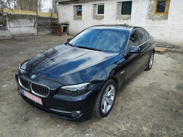 Синий БМВ 5 Серия, объемом двигателя 3 л и пробегом 217 тыс. км за 13500 $, фото 1 на Automoto.ua