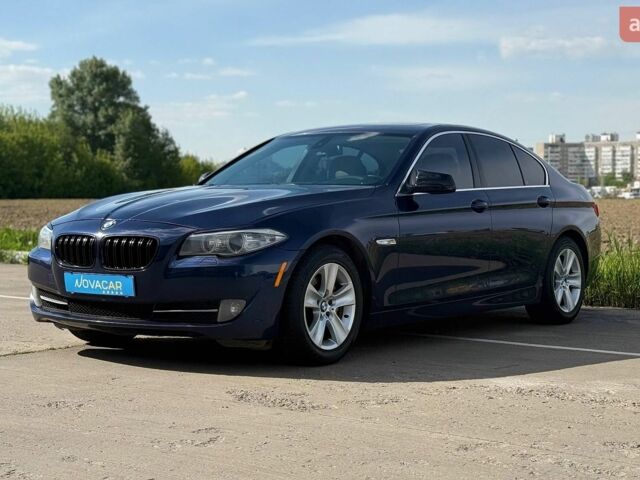 Синій БМВ 5 Серія, об'ємом двигуна 3 л та пробігом 201 тис. км за 12800 $, фото 1 на Automoto.ua