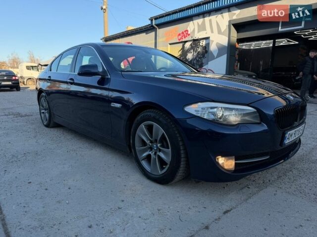 Синий БМВ 5 Серия, объемом двигателя 2 л и пробегом 180 тыс. км за 13750 $, фото 1 на Automoto.ua