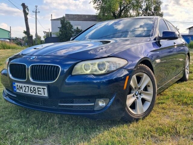 Синий БМВ 5 Серия, объемом двигателя 2 л и пробегом 213 тыс. км за 11079 $, фото 1 на Automoto.ua