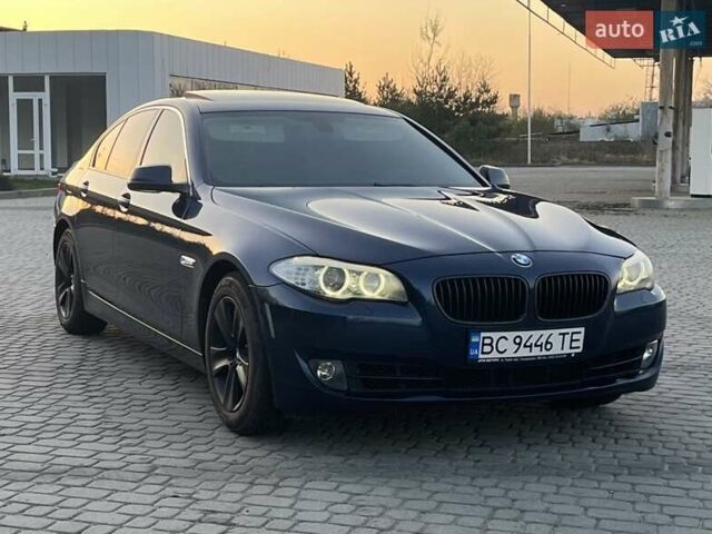 Синий БМВ 5 Серия, объемом двигателя 2 л и пробегом 156 тыс. км за 12999 $, фото 1 на Automoto.ua