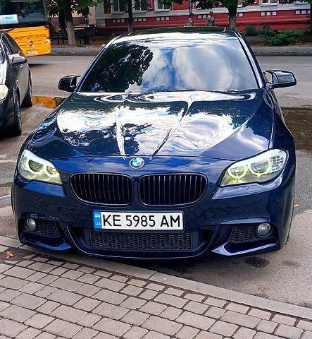 Синій БМВ 5 Серія, об'ємом двигуна 2 л та пробігом 180 тис. км за 13350 $, фото 1 на Automoto.ua