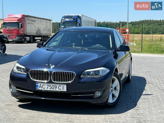 Синий БМВ 5 Серия, объемом двигателя 2 л и пробегом 156 тыс. км за 12450 $, фото 1 на Automoto.ua