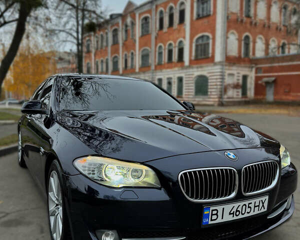 Синий БМВ 5 Серия, объемом двигателя 2 л и пробегом 216 тыс. км за 11999 $, фото 1 на Automoto.ua