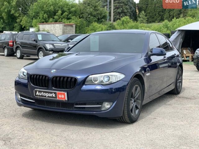 Синій БМВ 5 Серія, об'ємом двигуна 2 л та пробігом 144 тис. км за 13390 $, фото 1 на Automoto.ua