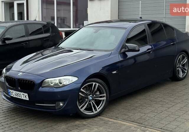 Синій БМВ 5 Серія, об'ємом двигуна 2 л та пробігом 144 тис. км за 15200 $, фото 1 на Automoto.ua