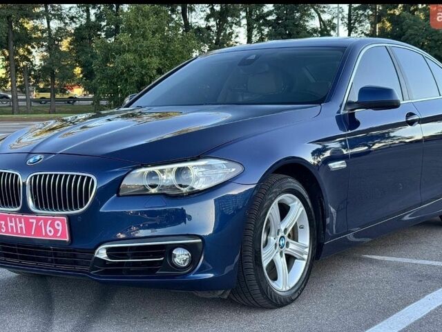 Синий БМВ 5 Серия, объемом двигателя 2 л и пробегом 148 тыс. км за 13700 $, фото 1 на Automoto.ua