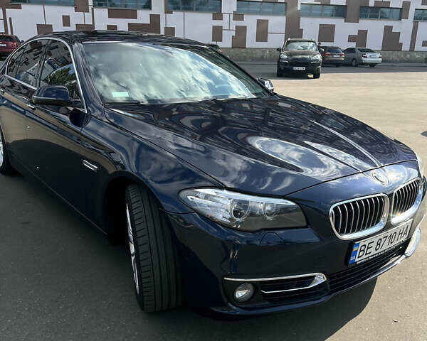 Синий БМВ 5 Серия, объемом двигателя 2 л и пробегом 210 тыс. км за 15300 $, фото 1 на Automoto.ua