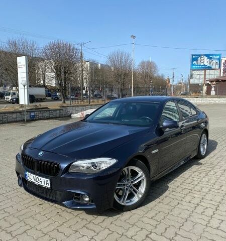 Синий БМВ 5 Серия, объемом двигателя 2 л и пробегом 139 тыс. км за 13900 $, фото 1 на Automoto.ua