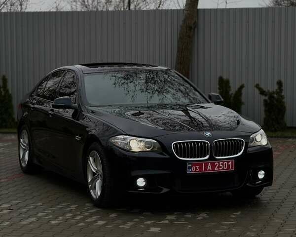 Синий БМВ 5 Серия, объемом двигателя 2 л и пробегом 285 тыс. км за 14200 $, фото 1 на Automoto.ua