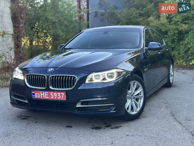 Синій БМВ 5 Серія, об'ємом двигуна 2 л та пробігом 181 тис. км за 13900 $, фото 1 на Automoto.ua