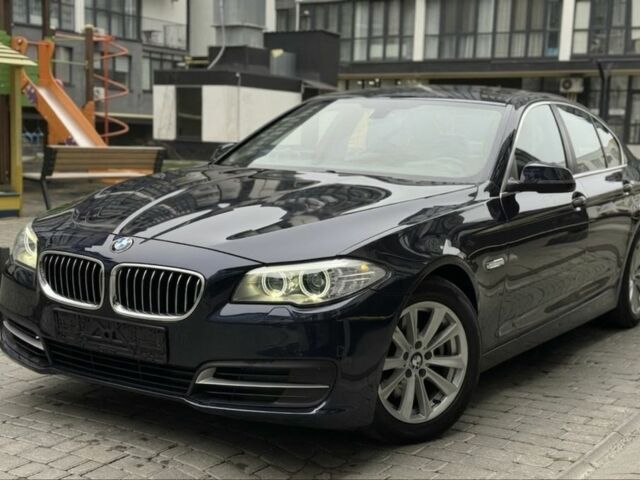 Синий БМВ 5 Серия, объемом двигателя 2 л и пробегом 219 тыс. км за 16500 $, фото 1 на Automoto.ua