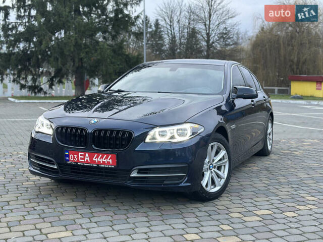Синій БМВ 5 Серія, об'ємом двигуна 2 л та пробігом 182 тис. км за 14800 $, фото 1 на Automoto.ua