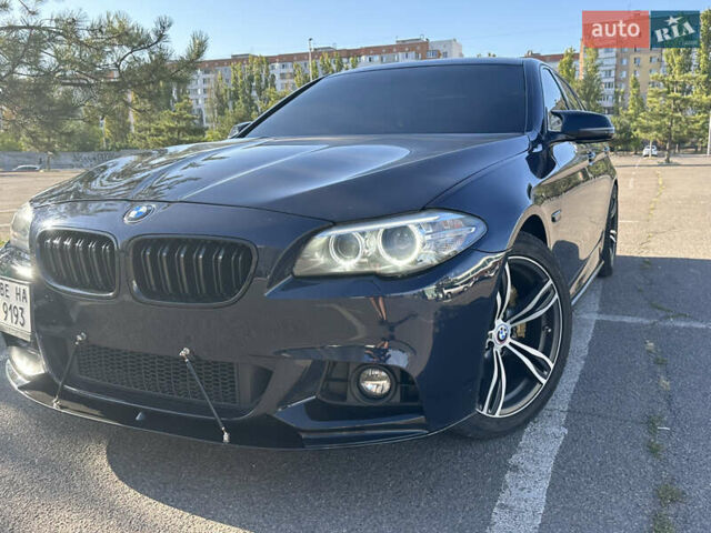 Синий БМВ 5 Серия, объемом двигателя 3 л и пробегом 219 тыс. км за 22999 $, фото 1 на Automoto.ua